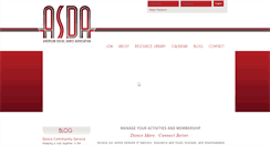 Desktop Screenshot of americansocialdance.org